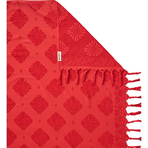 2026 Rip Curl Mixed Jacquard Jumbo Towel 01HWTO - Red